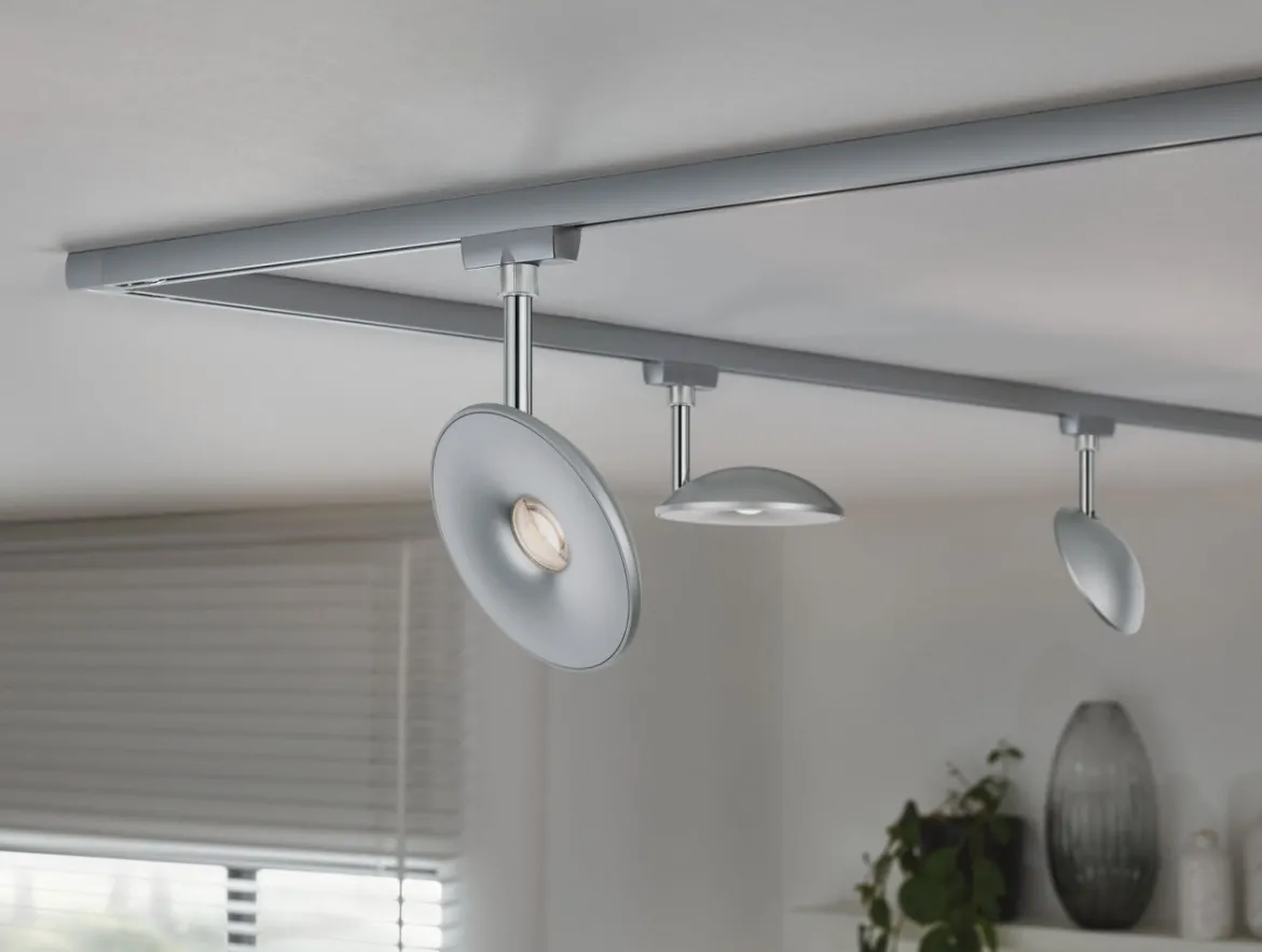 Paulmann Design URail No. 96936 URail LED Spot Sphere Chrom matt 2700K dimmbar