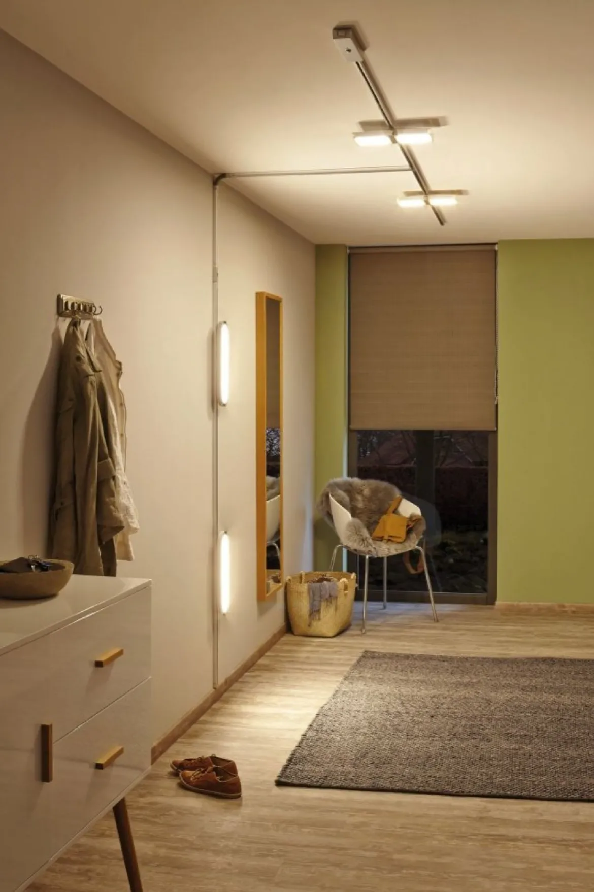 Paulmann Design URail No. 95319 URail LED Panel Loop Chrom matt 7W