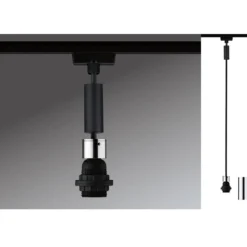 Paulmann Design URail No. 96919 URail DecoSystems Pendel schwarz max.20W E27