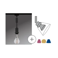 Paulmann Design URail No. 96912 URail DecoSystems Pendel schwarz max.20W E14