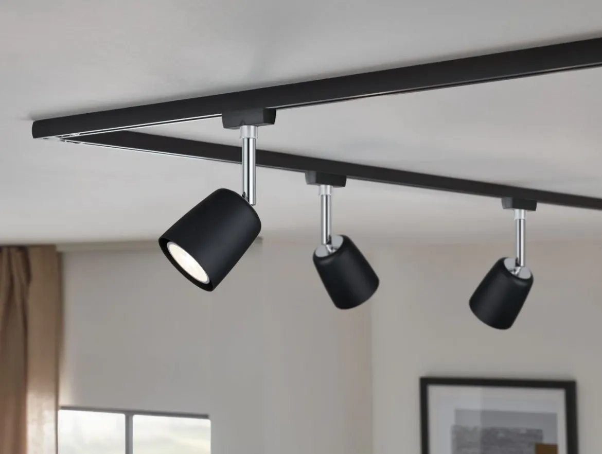 Paulmann Design URail No. 96926 URail LED-Spot Cover schwarz chrom max. 10W