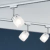 Paulmann Design URail No. 95338 URail Spot Blossom Chrom matt  Klar-Satinglas max. 10W