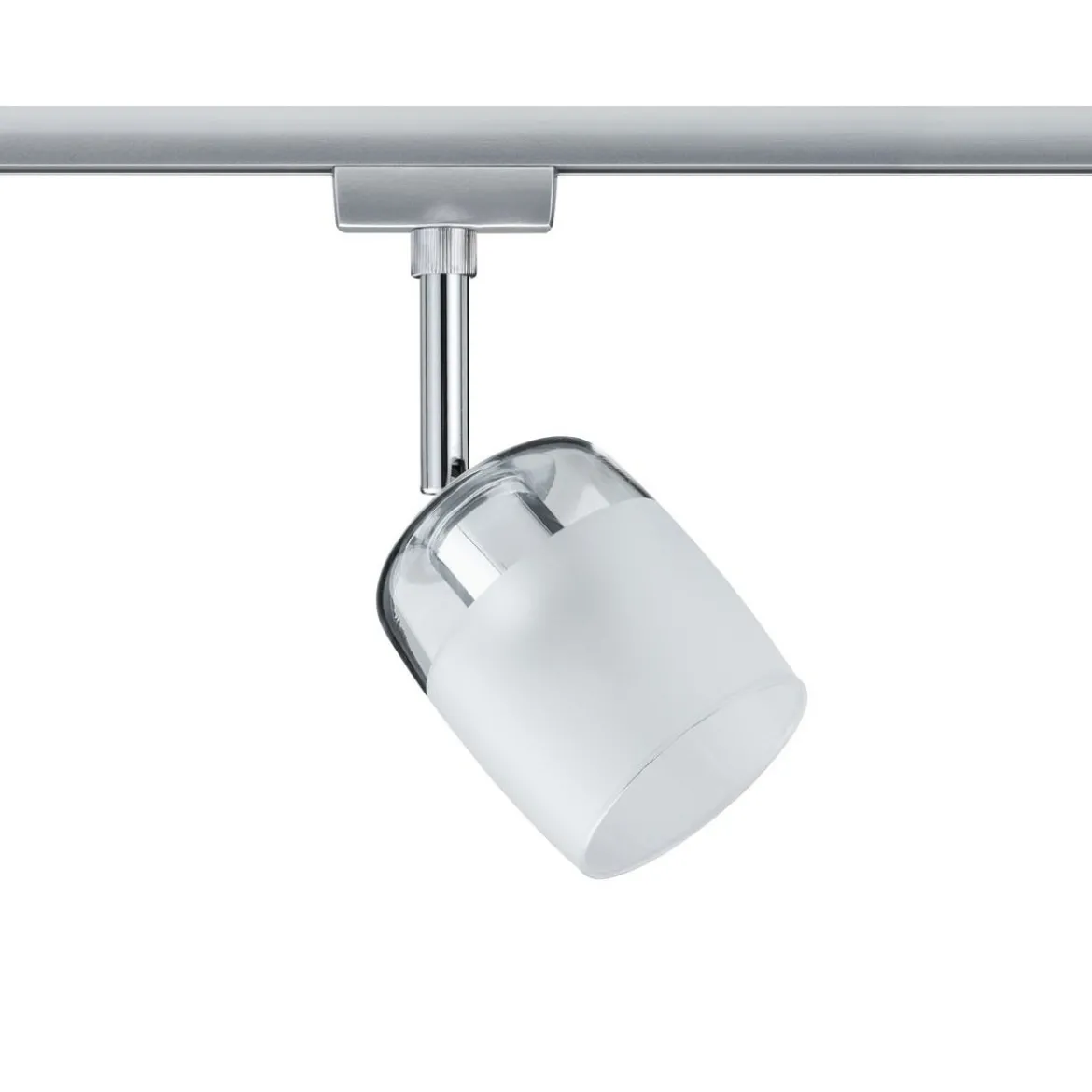 Paulmann Design URail No. 95338 URail Spot Blossom Chrom matt Klar-Satinglas max. 10W