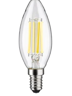 Paulmann 29203 Eco-Line Filament 230V LED Kerze E14 840lm 4000K Klar