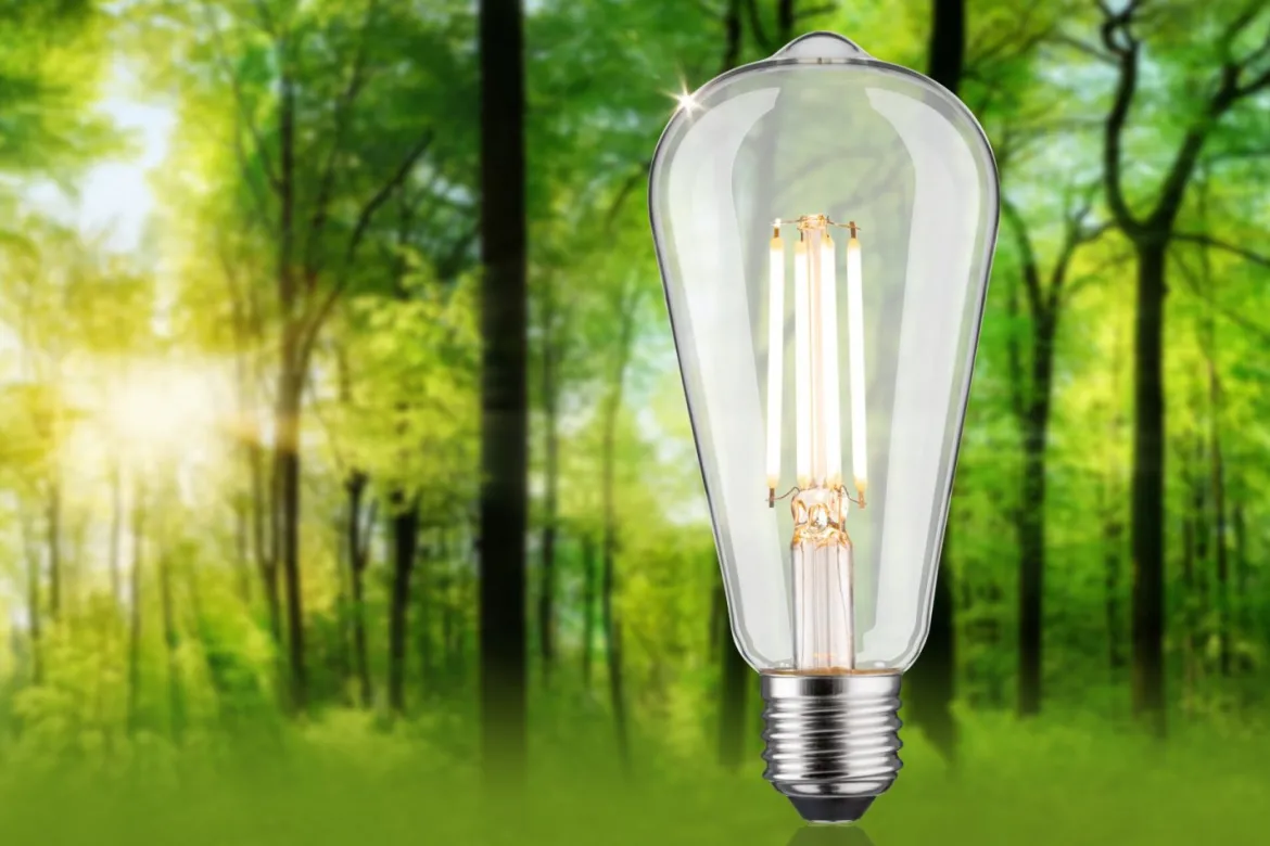 Paulmann 29249 Eco-Line LED Kolben ST64 E27 806lm 3000K 3-Step-Dim Klar