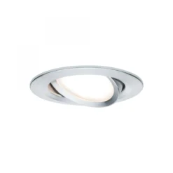 Paulmann 93903 Einbauleuchte LED Coin Slim IP23 rund Alu 3er-Set dimmbar und schwenkbar