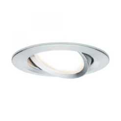 Paulmann 93902 Einbauleuchte LED Coin Slim IP23 rund Alu 1er-Set dimmbar und schwenkbar