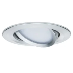 Paulmann 93902 Einbauleuchte LED Coin Slim IP23 rund Alu 1er-Set dimmbar und schwenkbar