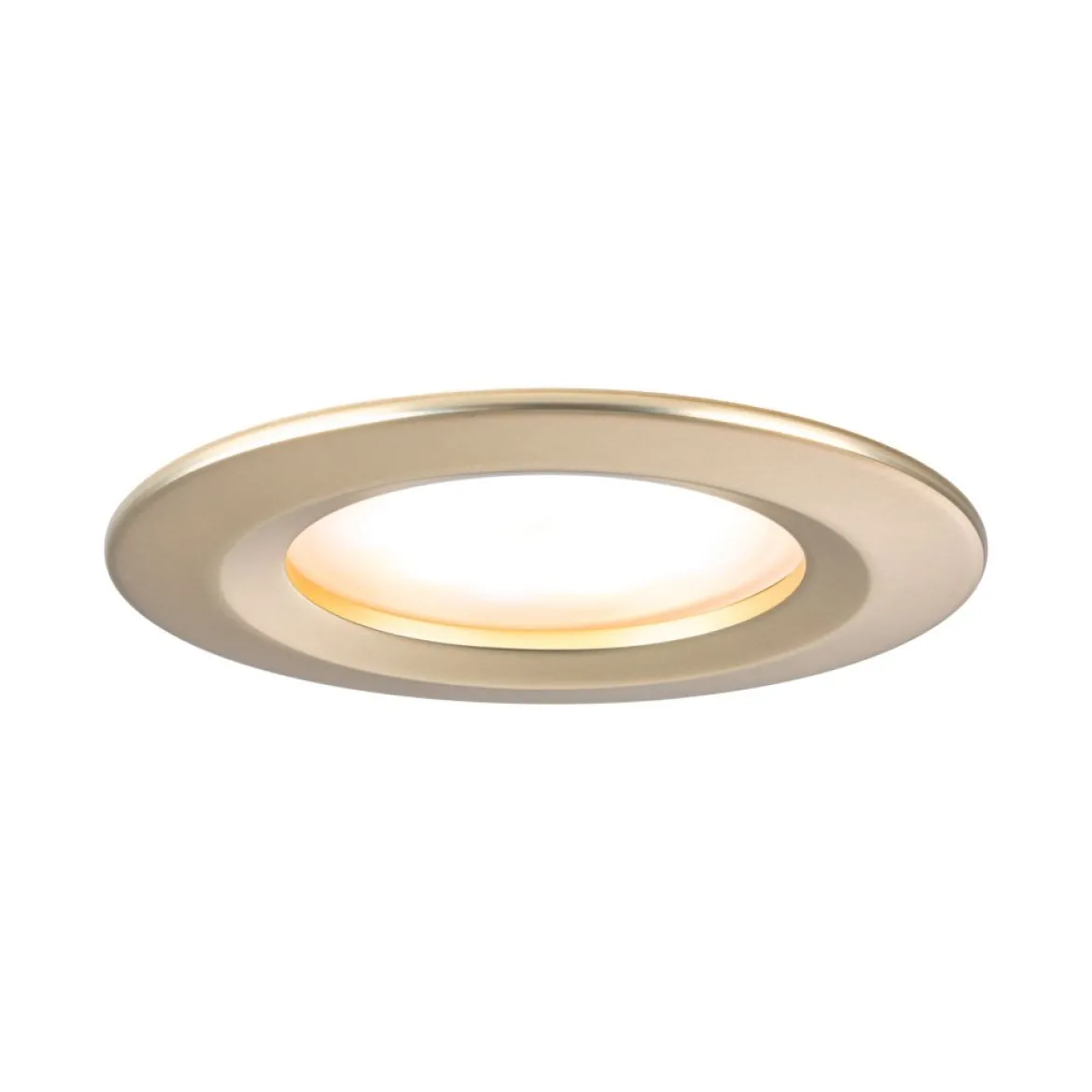 Paulmann 92405 Einbauleuchte LED Nova Coin 3er-Set starr 78mm gold IP44