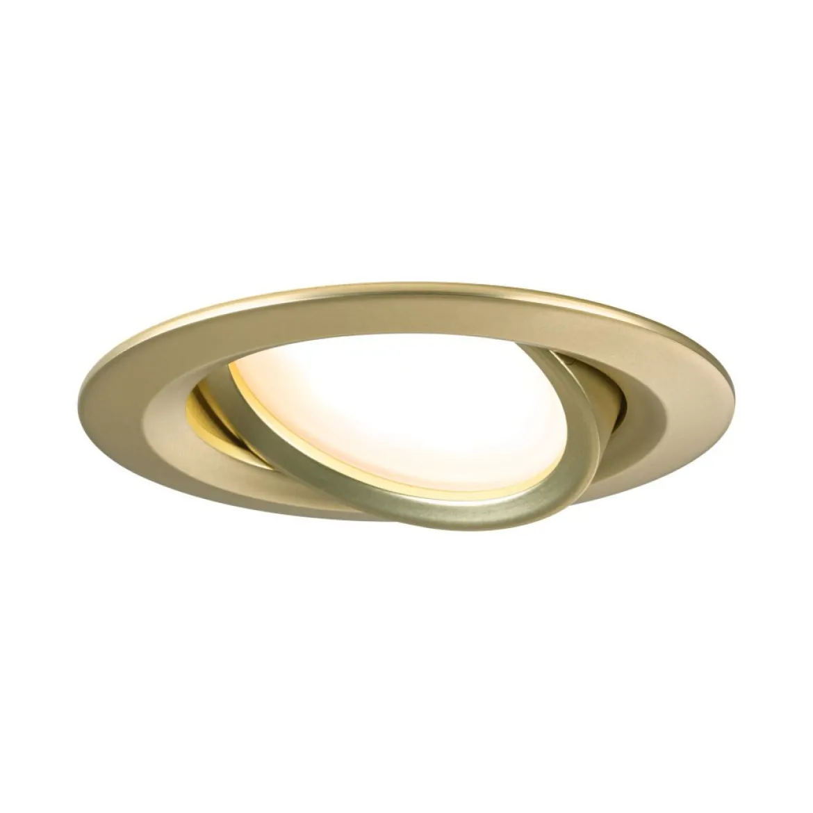 Paulmann 92404 Einbauleuchte LED Nova Coin 3er-Set schwenkbar 84mm gold