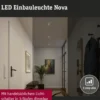 Paulmann 92406 Einbauleuchte LED Nova Coin 3er-Set schwenkbar 84mm gold 3-Step-Dim