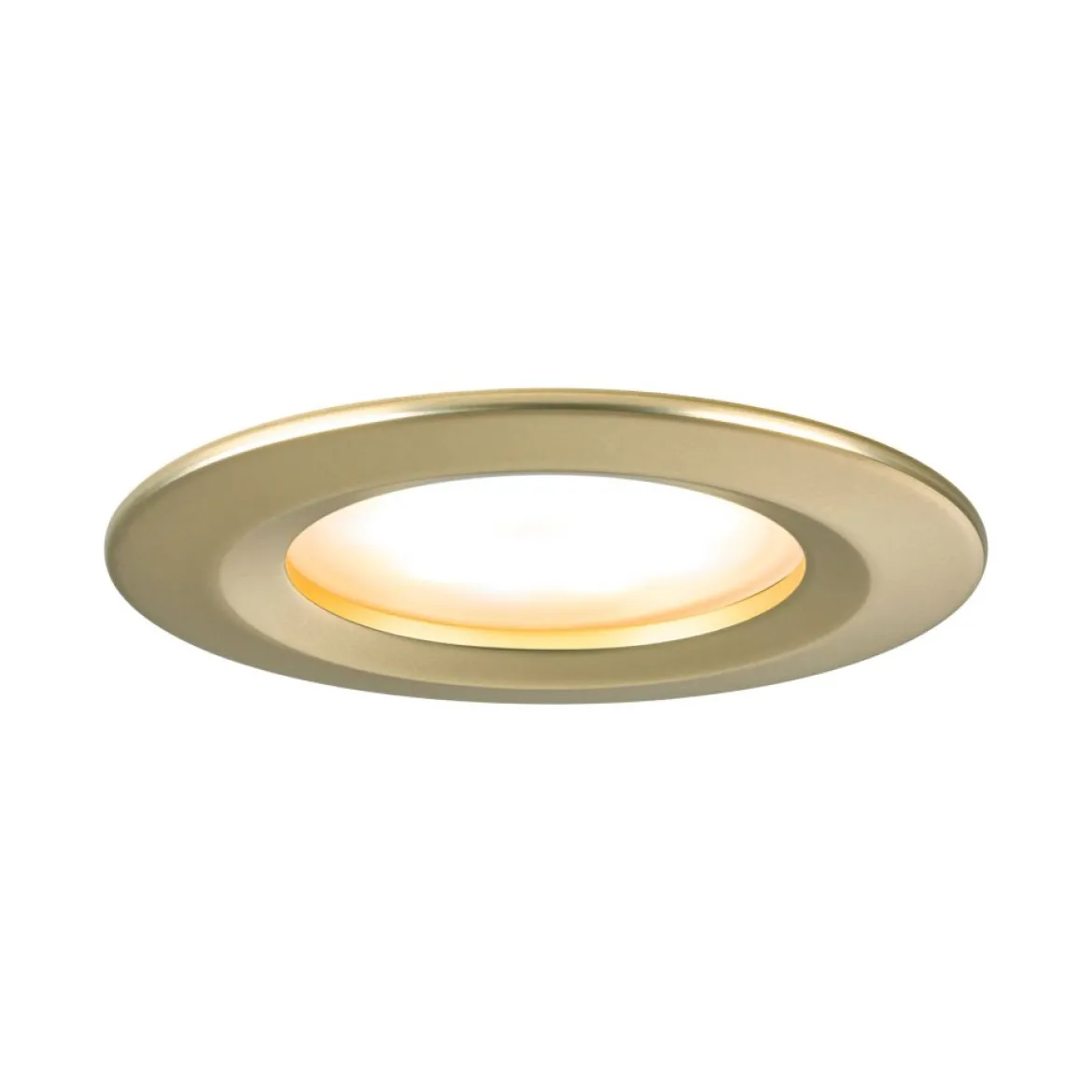 Paulmann 92407 Einbauleuchte LED Nova Coin 3er-Set 74mm gold 3-Step-Dim IP44