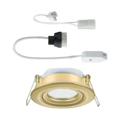 Paulmann 92403 Einbauleuchte LED Nova Plus schwenkbar 93mm gold IP65