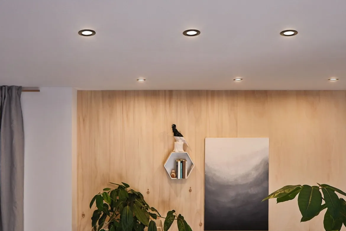 Paulmann 92460 Einbauleuchte LED Nova Plus schwenkbar IP65 93mm schwarz