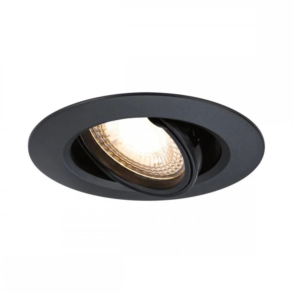 Paulmann 92111 Einbauleuchte rund 90mm 3er-Set Schwarz schwenkbar