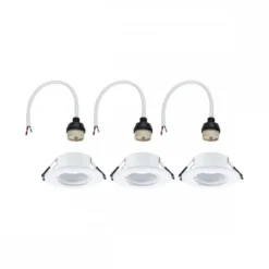 Paulmann 92112 Einbauleuchte rund 90mm 3er-Set Weiß starr