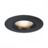 Paulmann 92114 Einbauleuchte rund 90mm 3er-Set Schwarz starr