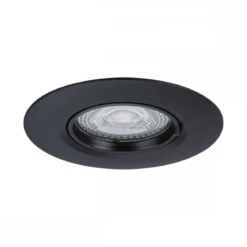 Paulmann 92114 Einbauleuchte rund 90mm 3er-Set Schwarz starr