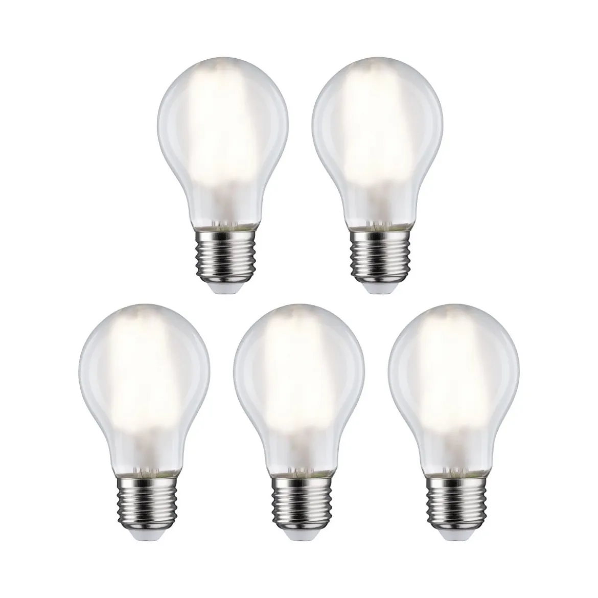 Paulmann 29091 Filament 230V LED Birne E27 5er Pack 4000K matt