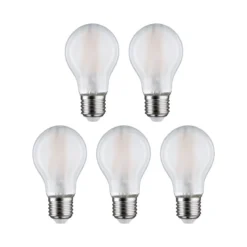 Paulmann 29091 Filament 230V LED Birne E27 5er Pack 4000K matt