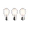 Paulmann 29092 Filament 230V LED Birne E27 3er Pack 2700K matt