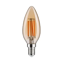 Paulmann 29191 Filament 230V LED Kerze E14 450lm 1800K Gold 3-Step-Dim