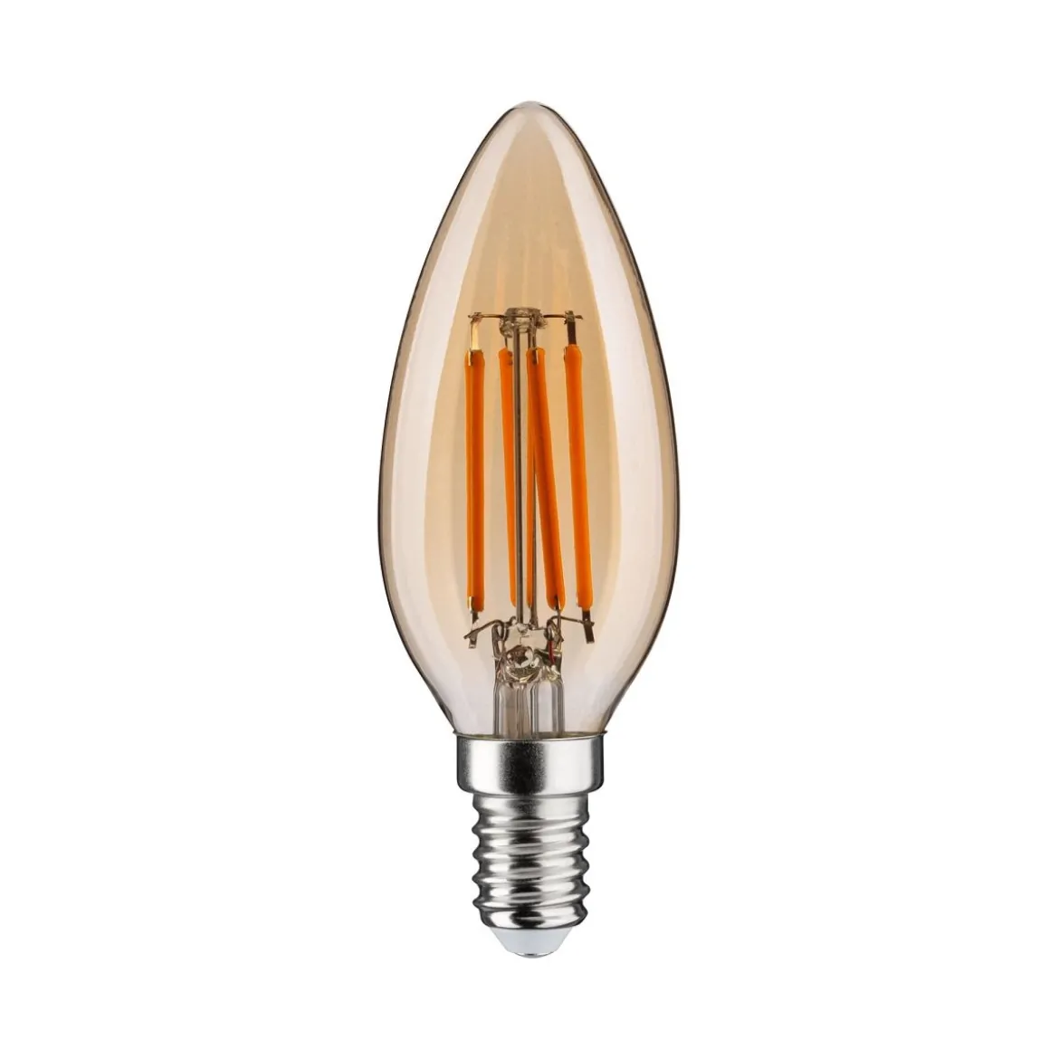 Paulmann 29191 Filament 230V LED Kerze E14 450lm 1800K Gold 3-Step-Dim