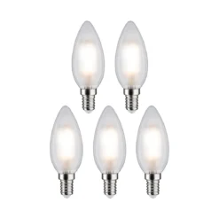 Paulmann 29095 Filament 230V LED Kerze E14 5er Pack 2700K matt