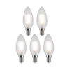 Paulmann 29096 Filament 230V LED Kerze E14 5er Pack 4000K matt