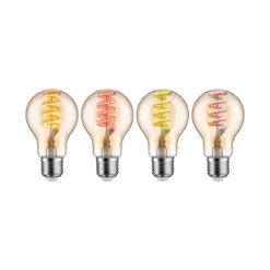 Paulmann 29163 Filament 230V Smart Home Zigbee LED Birne E27 3er-Pack 470lm RGBW
