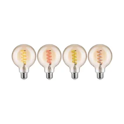 Paulmann 29165 Filament 230V Smart Home Zigbee LED Globe G95 E27 3er-Pack 470lm RGBW