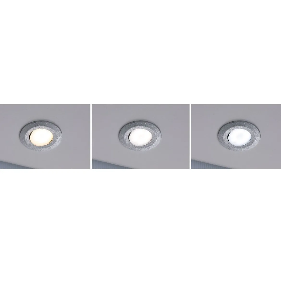 Paulmann 93095 HomeSpa LED Einbauleuchte Calla 3er-Set WhiteSwitch IP65 Chrom matt