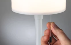 Paulmann 94606 LED Akkuleuchte Bartja 2700K IP44 dimmbar weiß