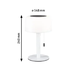 Paulmann 94606 LED Akkuleuchte Bartja 2700K IP44 dimmbar weiß