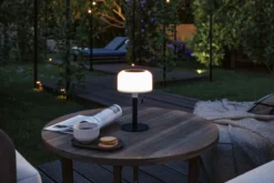 Paulmann 94607 LED Akkuleuchte Bartja 2700K IP44 dimmbar schwarz