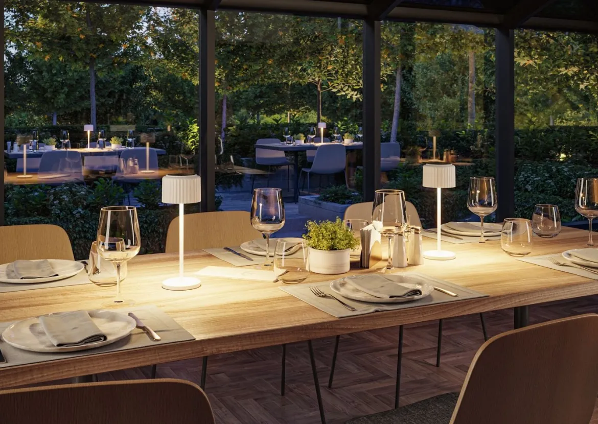 Paulmann 94879 LED Akkuleuchte Else 2700K IP44 dimmbar Weiß