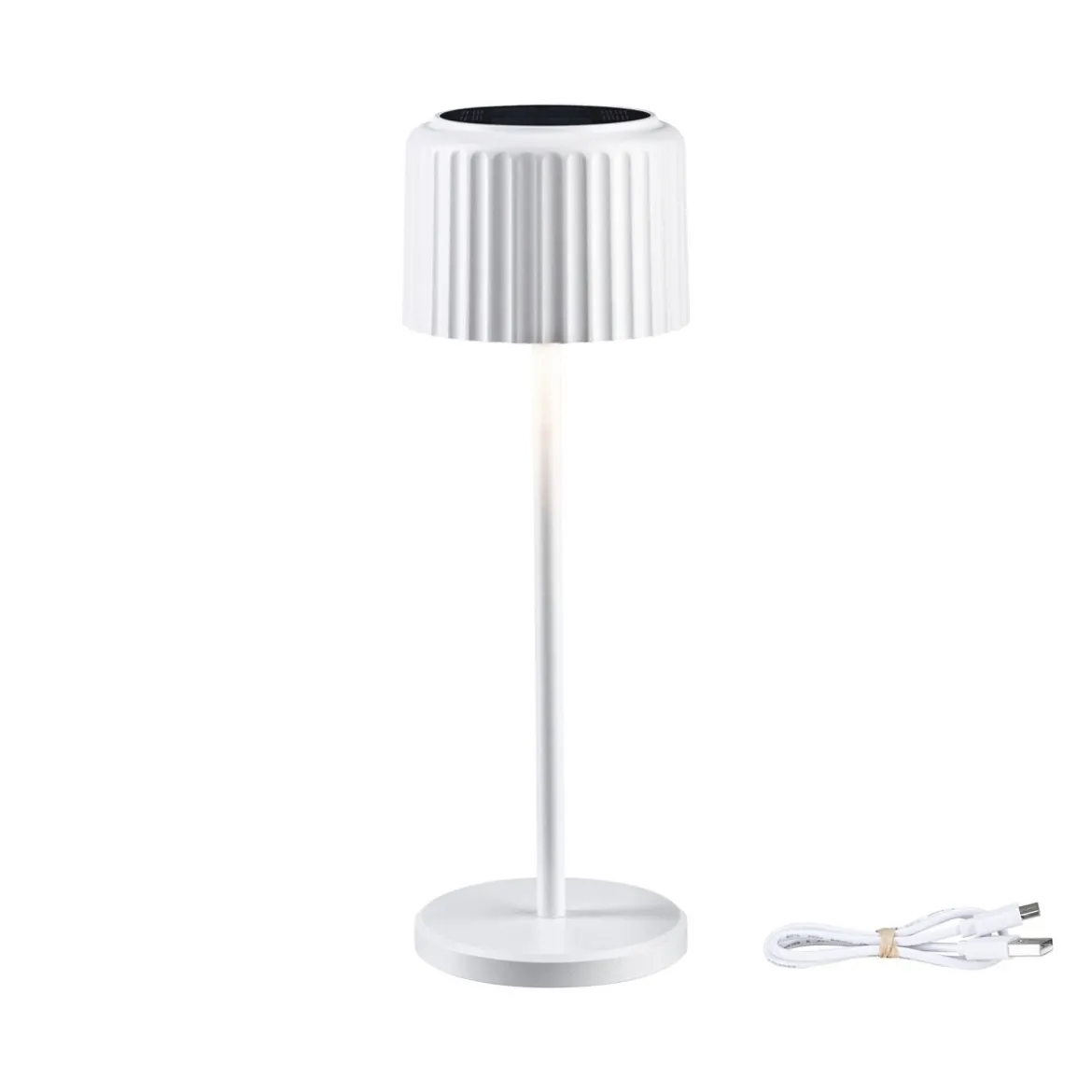 Paulmann 94879 LED Akkuleuchte Else 2700K IP44 dimmbar Weiß