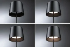 Paulmann 76996 LED Akkuleuchte Gilo 2700K IP44 dimmbar schwarz