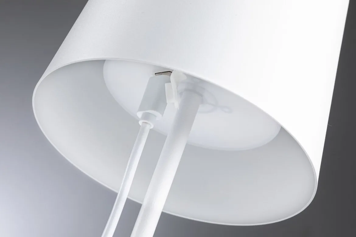 Paulmann 76997 LED Akkuleuchte Gilo 2700K IP44 dimmbar weiß