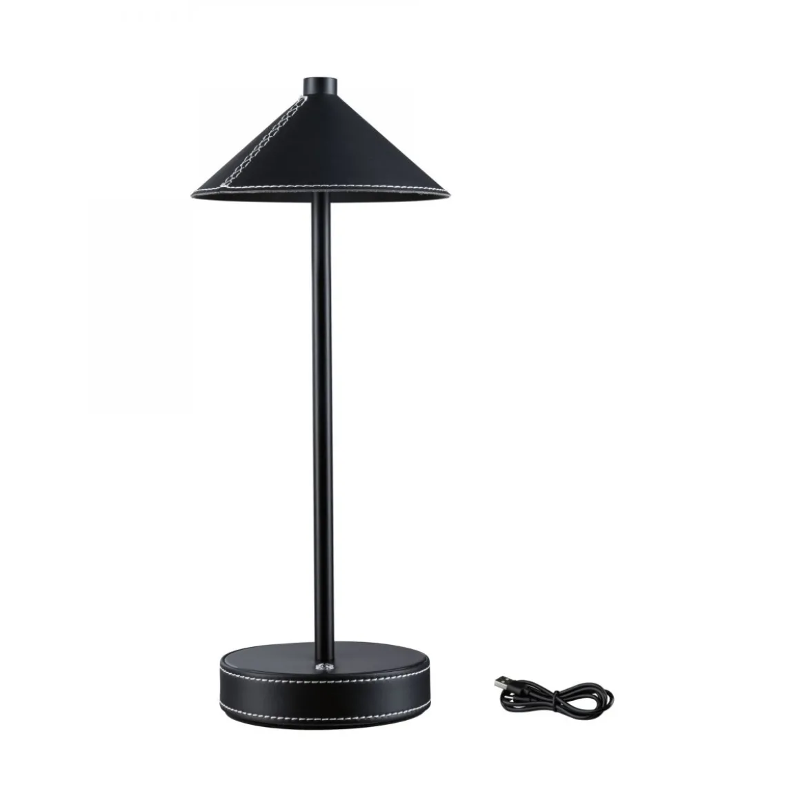 Paulmann 71175 LED Akkuleuchte Pellini 37cm White Switch dimmbar schwarz