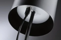 Paulmann 76998 LED Akkuleuchte Tuni 2700K IP44 dimmbar schwarz