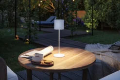 Paulmann 76999 LED Akkuleuchte Tuni 2700K IP44 dimmbar weiß