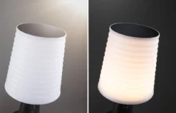 Paulmann 94611 LED Akku Tischleuchte Ilanga Solar 2700K IP44 dimmbar Anthrazit