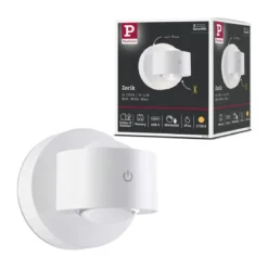 Paulmann 71291 LED Akkuwandleuchte Zorik Weiß dimmbar IP44