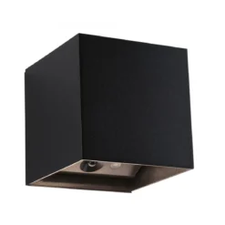 Paulmann 71282 LED Akku Wandleuchte Nyara eckig IP44 3000K schwarz Bewegungsmelder