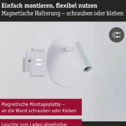 Paulmann 71287 LED Akku Wandleuchte Kiora 2700K weiß dimmbar