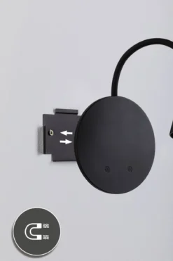 Paulmann 71288 LED Akku Wandleuchte Miora 2700K schwarz dimmbar