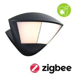 Paulmann 94864 LED Außenwandleuchte Zigbee Skyla Bewegungsmelder Anthrazit
