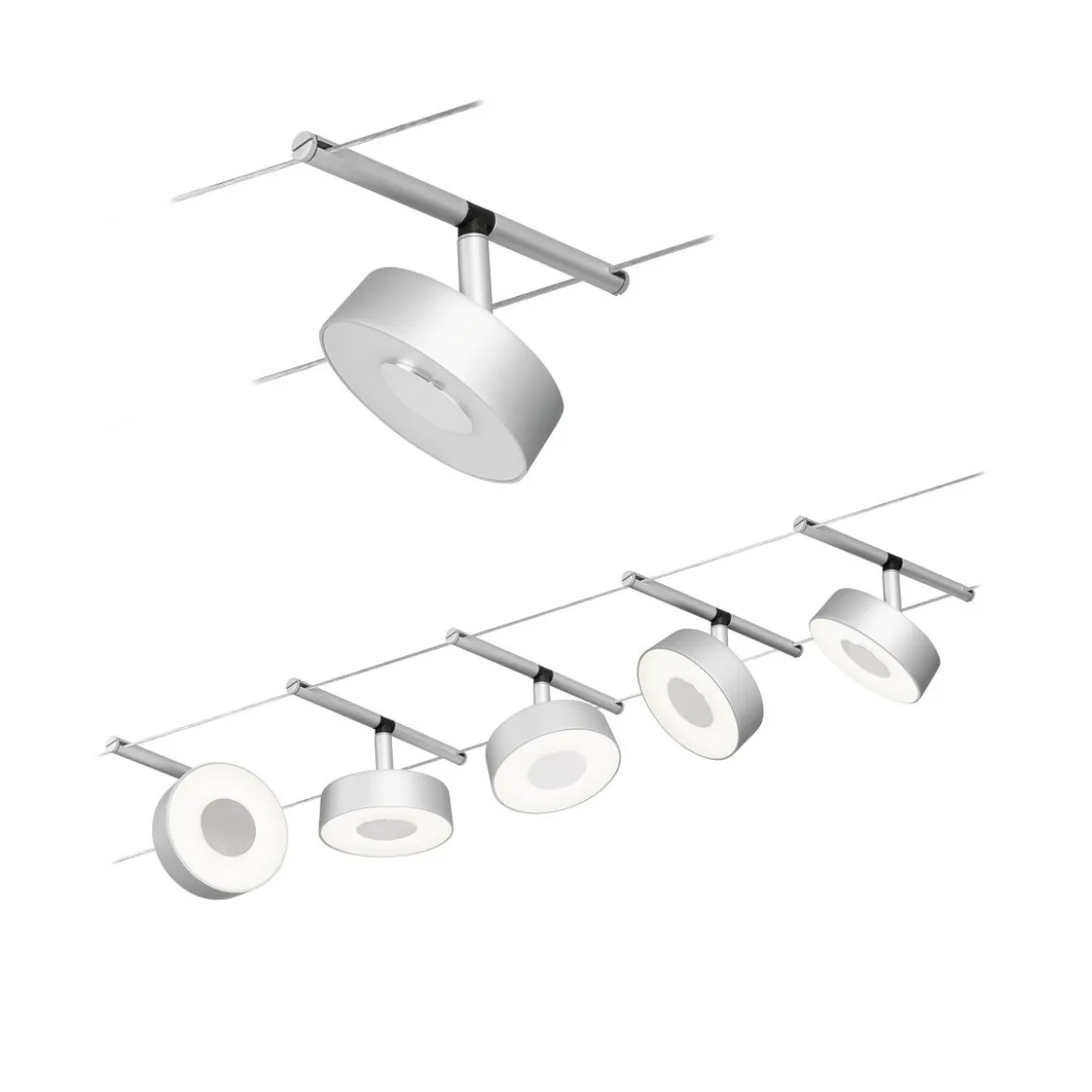 Paulmann 94475 LED Basisset Circle 12V 3000K Chrom matt Chrom