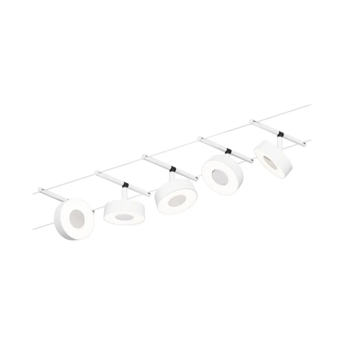 Paulmann 94477 LED Basisset Circle 12V 3000K Weiß matt Chrom